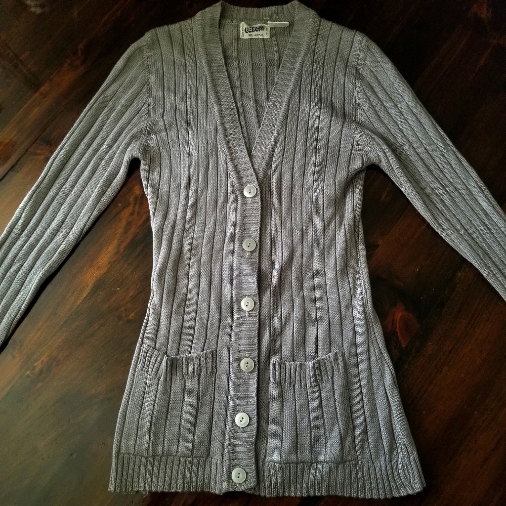Genesis Button Down Knitted Cardigan With Pockets
